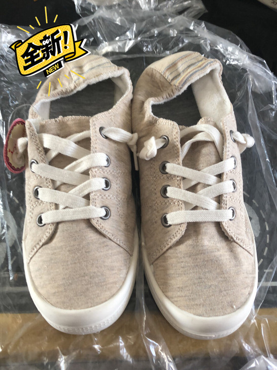 工厂直销捡漏高端外贸女帆布鞋后斑条纹是主要...