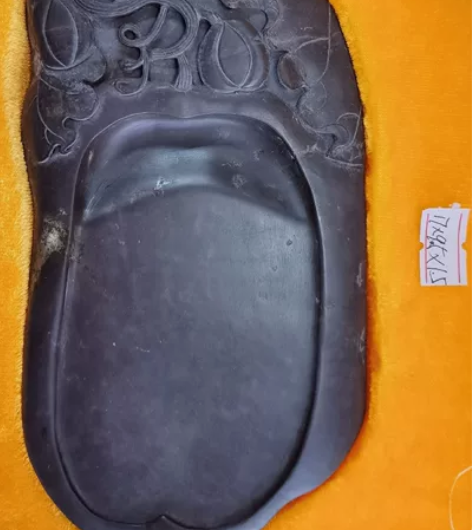 端砚上三坑之麻子坑小品，全新未使用，瓜果砚...