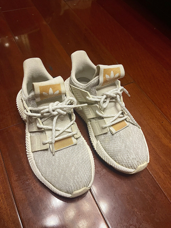 阿迪达斯三叶草针织运动鞋9成新转