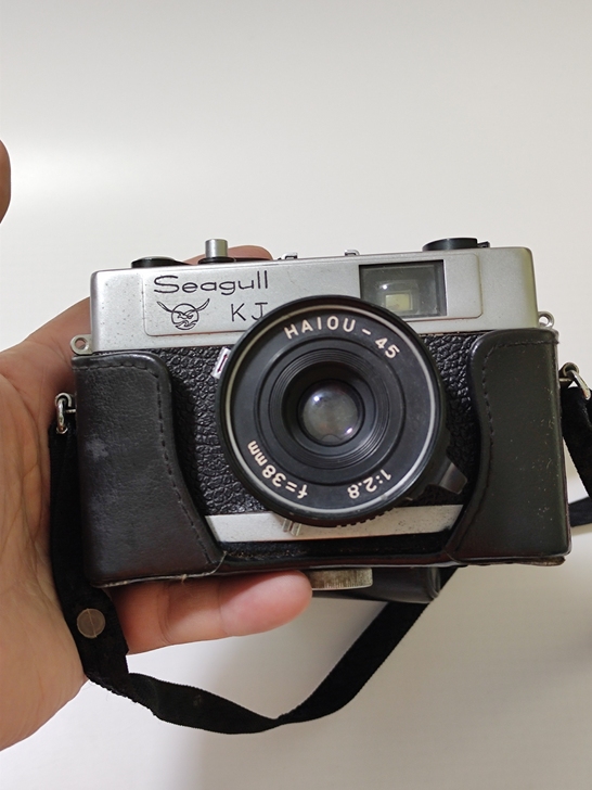 海鸥 KJ胶卷相机,快门可用,取景器干净通...