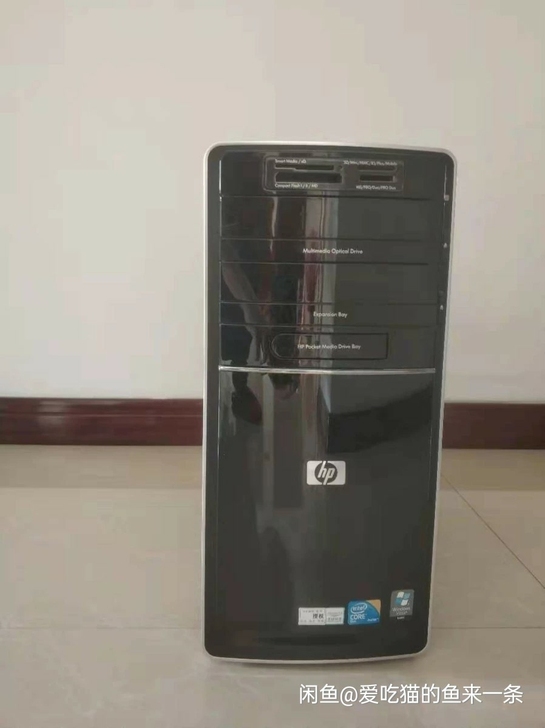 09年购买的惠普台式机，未拆卸，外边几乎全...
