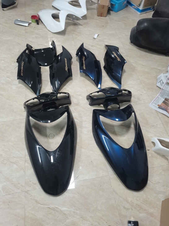 五羊本田新优悦110外壳，电喷二色板，原装...