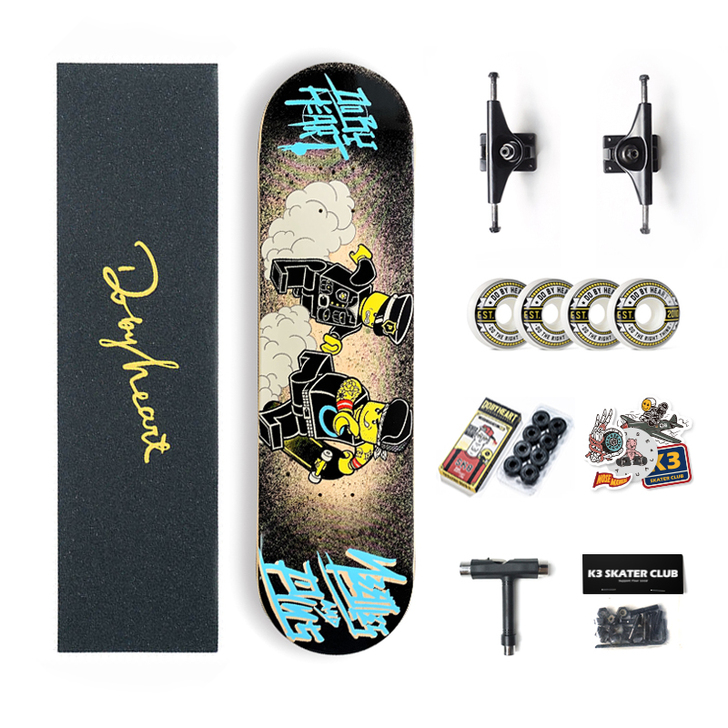 K3滑板店DBH专业双翘滑板初学者极限青春...