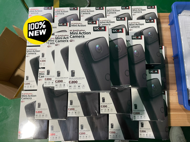 SJCAM 全新未拆封C200数码摄像机拇...