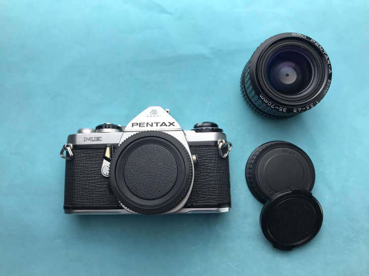 宾得me  带质保  全金属电子快门胶片机