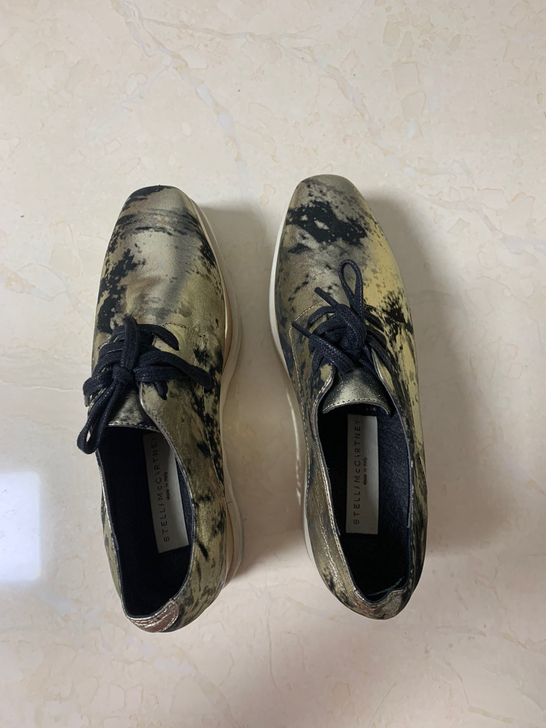 张柏芝同款松糕鞋