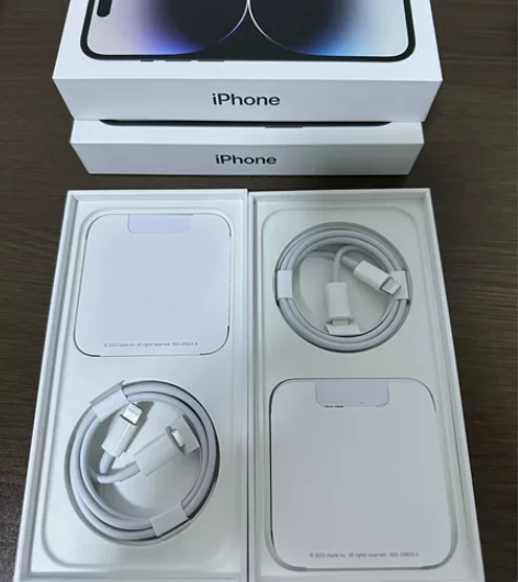 Apple 原装充电线 快充 两条都出 标...