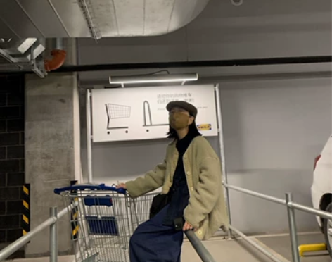 ?KC「C系列」日系复古宽松茧型可调节松紧...