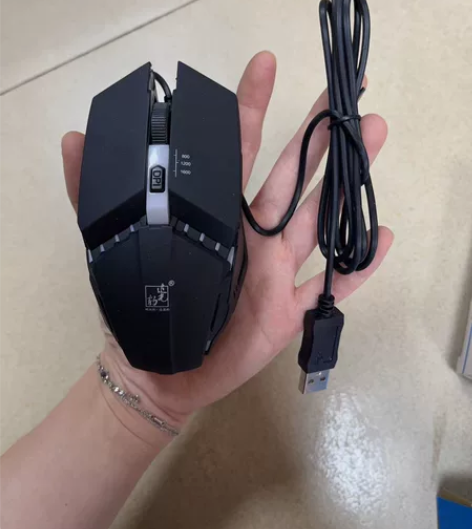 追光豹K3有线鼠标游戏竞技电脑鼠标外设US...
