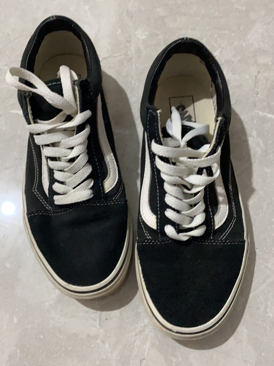 正品 vans 穿过 无盒