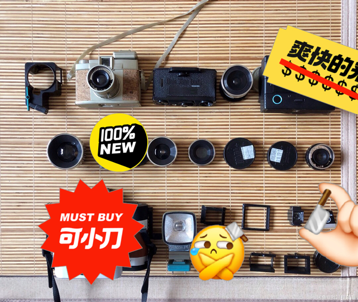 买Diana f+香槟橡木限量相机 送配件