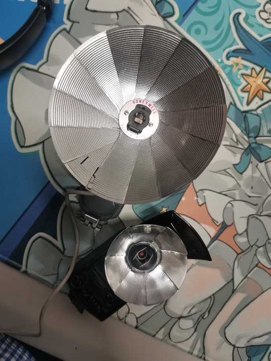 扇形闪光灯，老式闪光灯