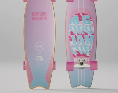 陆地冲浪板儿童路冲板slide carve...