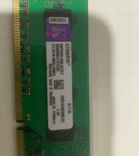 正品金士顿内存条 ddr3 1333，由于...