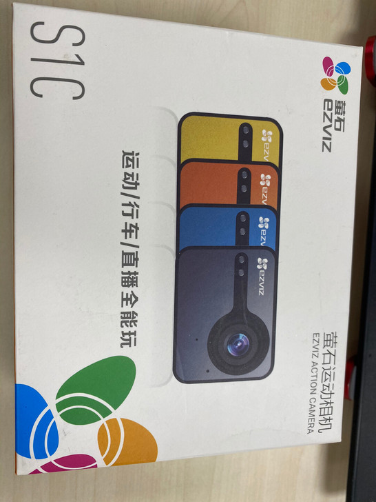 萤石运动相机S1C，含存储卡，全新未拆封