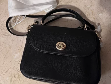 COACH/蔻驰小号邮差包女士单肩斜挎手提...