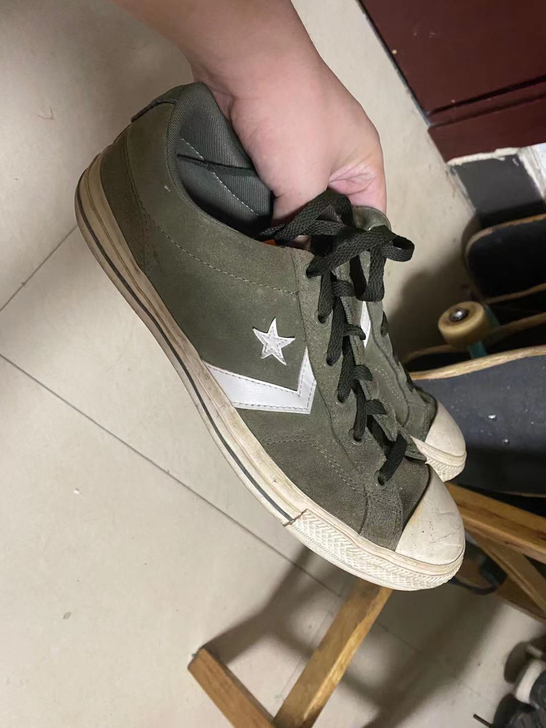 匡威星剑军绿色43码