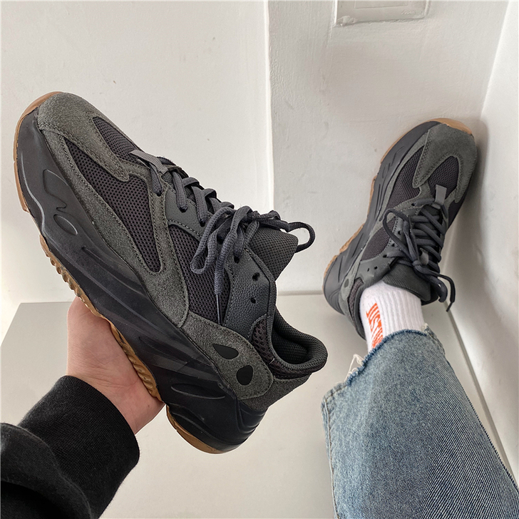 港风男鞋ins超火复古厚底增高运动鞋男百搭...