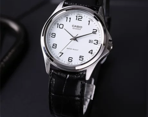 Casio卡西欧手表男 简约商务休闲数字指...