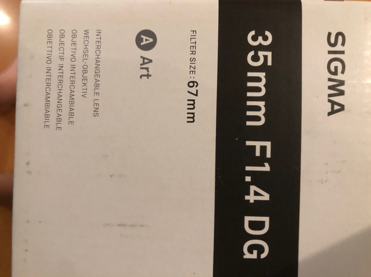 帮同学出个适马35 1.4 Art镜头，佳...