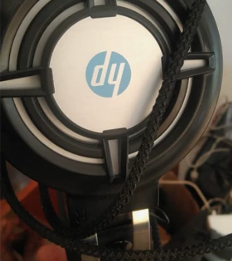 惠普USB接口的头戴式耳机，线长一米八，很...