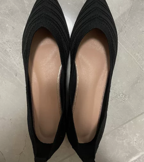 飞织平底尖头单鞋，38码，白菜价，15白送...