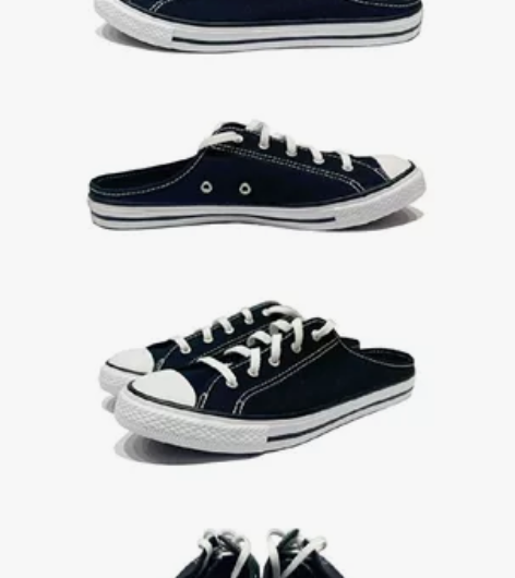 匡威2022春夏新款女子一脚蹬半拖帆布鞋 ...