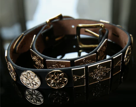 [如梦霓裳]汉服配饰圆领袍腰带革带明革带可...