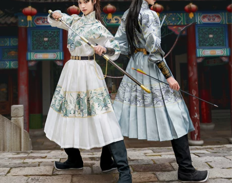 【水龙吟】如梦霓裳原创明制汉服男女飞鱼服织...