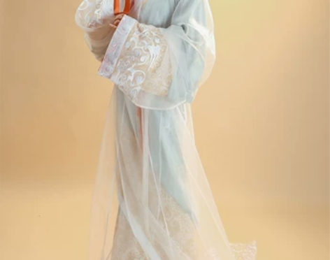 都城南庄汉服静女交领曲裾刺绣华服礼服走秀款套装直… 全新...