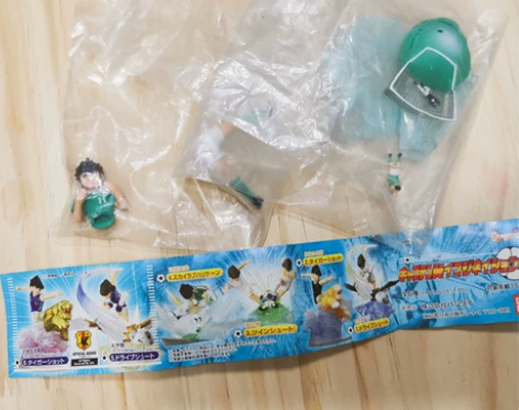 足球小将扭蛋立花兄弟公仔中古玩具 绝版老物...