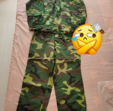 迷彩服女学生服装 初高中大学生草绿色军训服...