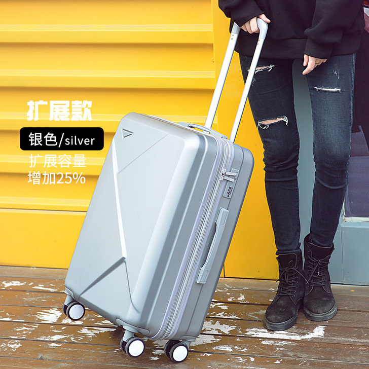韩版行李箱女万向轮ins网红小型20旅行拉...