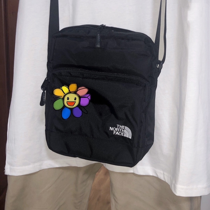 新款北面情侣学生男女出行通用单肩斜挎背包