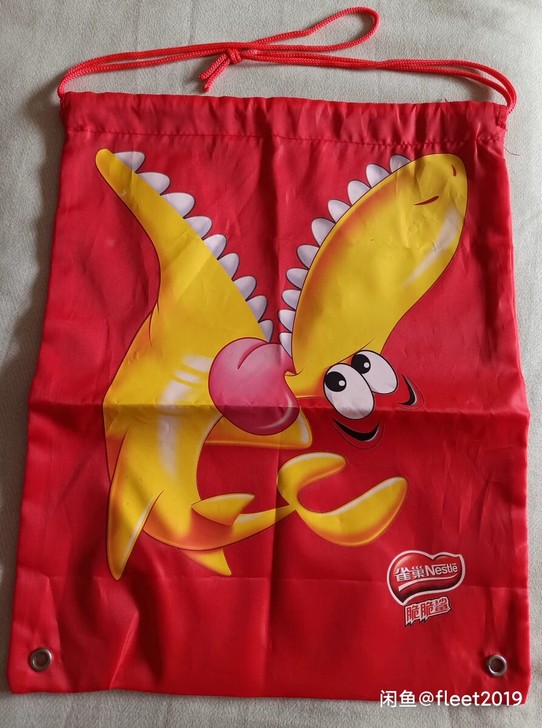 【闲置处理】脆脆鲨纪念品束口袋/收纳袋