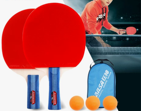 狂神乒乓球拍双拍 初学者乓乒两只装兵乓球拍...