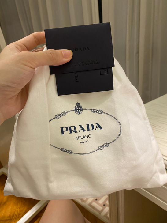 正品 prada 防尘袋