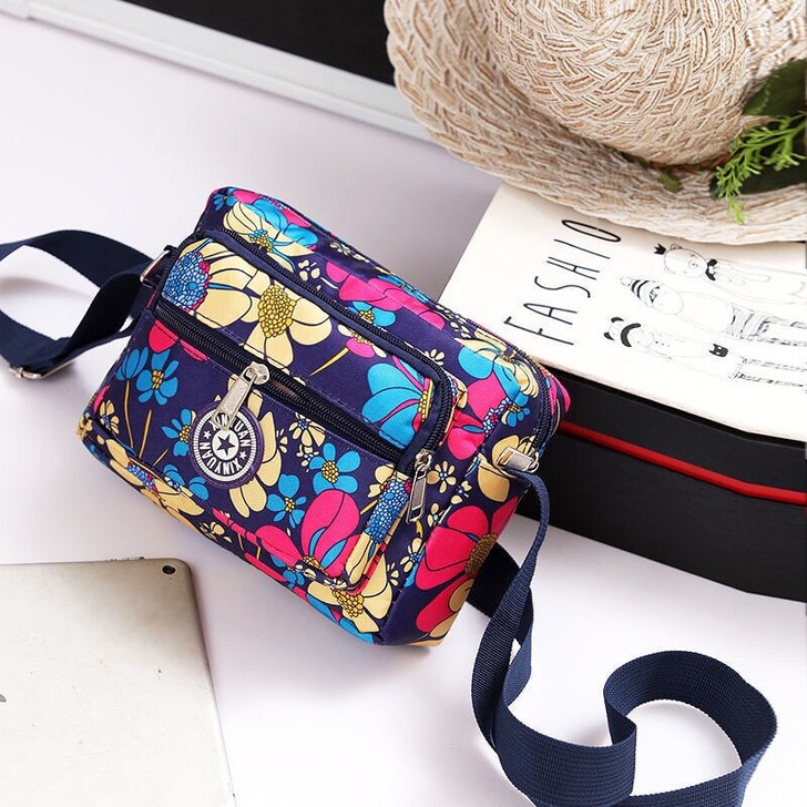 【捡漏】包包女2021新款防水尼龙斜挎包韩...