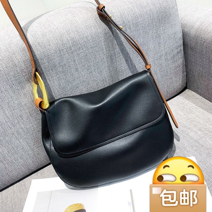 全新包邮单肩斜挎牛皮包包