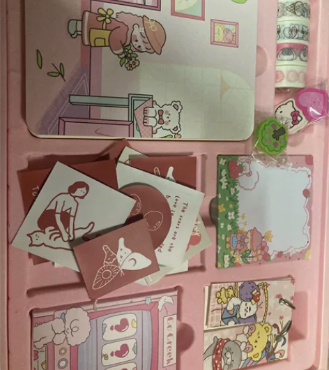 闲置手账本 少女花房有些小物件用过 所以自...