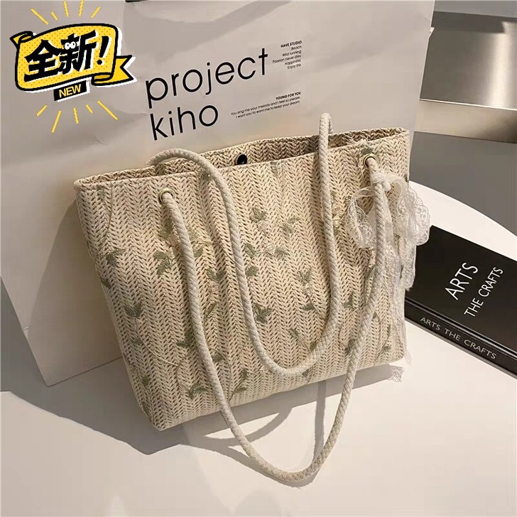 ##amp;hearts;百搭草编洋气单肩...