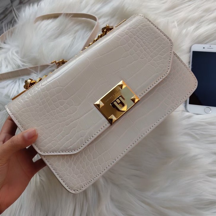 小CK女包包2020新款经典时尚鳄鱼纹印花...