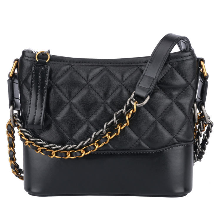 小CK拼色单肩斜挎包秋冬赵丽颖同款真皮女包...