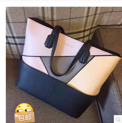 玫琳凯9月款新顾问起步肩包拼色包手提包单肩...