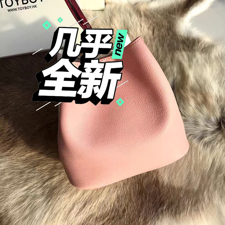 韩国find水桶牛皮包