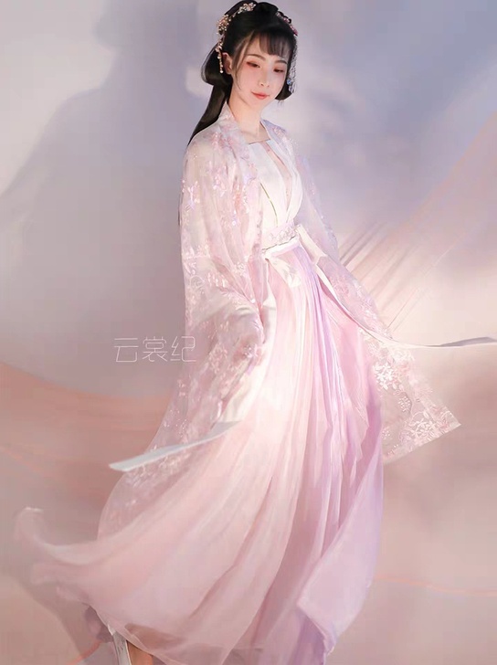 汉服出租 【东月棠 原云裳纪 】春樱粉紫六...