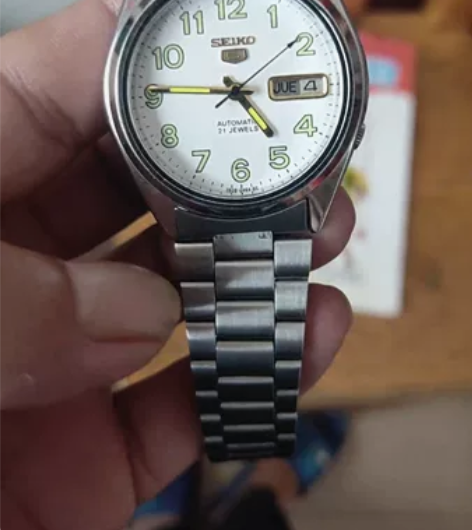 日本精工全自动机械手表，走时好，日历跳，生...