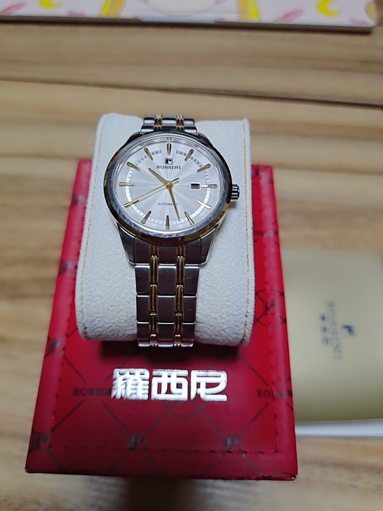 正品罗西尼机械手表女 |  时尚简约自动防...