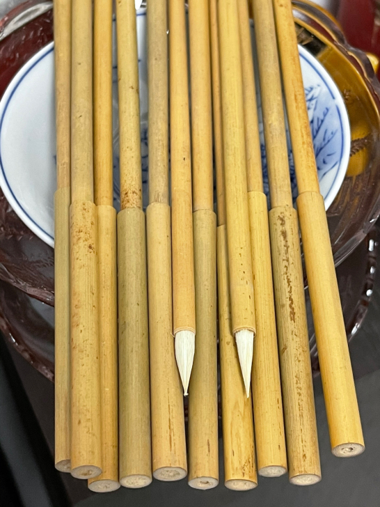 老毛笔70年代的