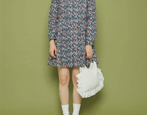 回馈，mj的法式田园少女范碎花磨毛棉感衬衫...